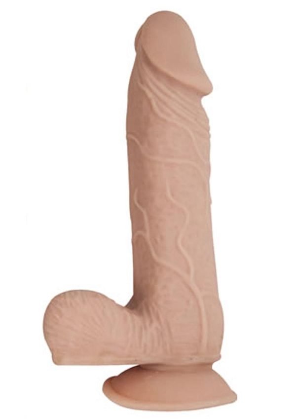 Realcocks Dual Layered #2 Bendable Dildo 7in - Vanilla