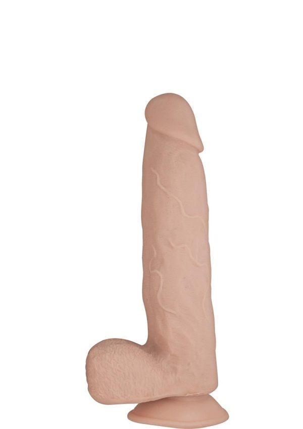 Realcocks Dual Layered #7 Bendable Dildo 8.5in - Vanilla