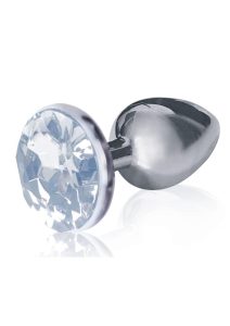 The 9`s - The Silver Starter Bejeweled Stainless Steel Plug - Diamond