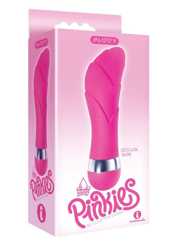 Buddy Silicone Mini Vibrator 4.5in - Pink