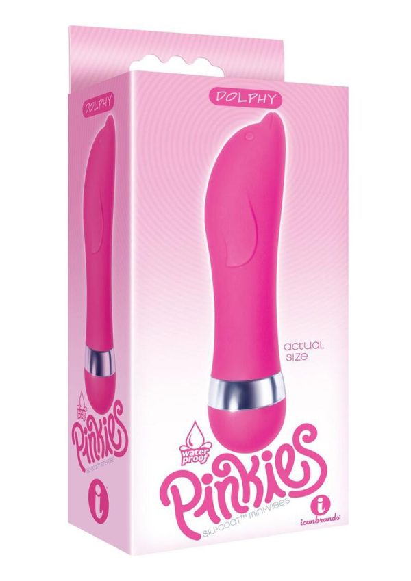 Dolphy Silicone Mini Vibrator 4.5in - Pink