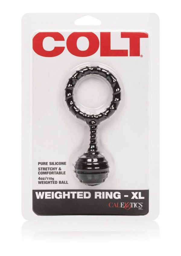 COLT Weighted Ring XL Silicone - Black