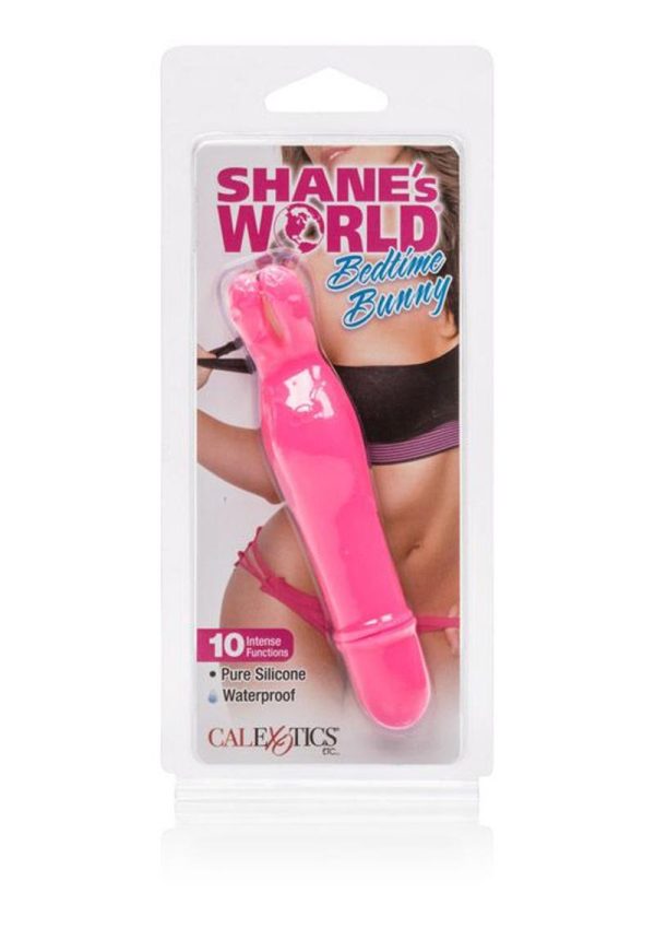 Shane`s World Bedtime Bunny Silicone Vibrator Waterproof 4.25in - Pink