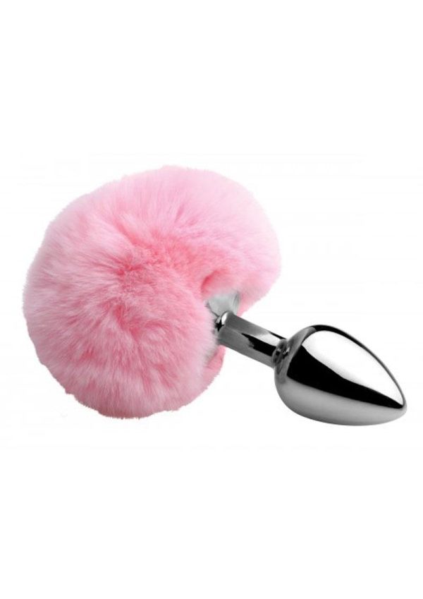 Tailz Fluffy Bunny Tail Anal Plug - Pink