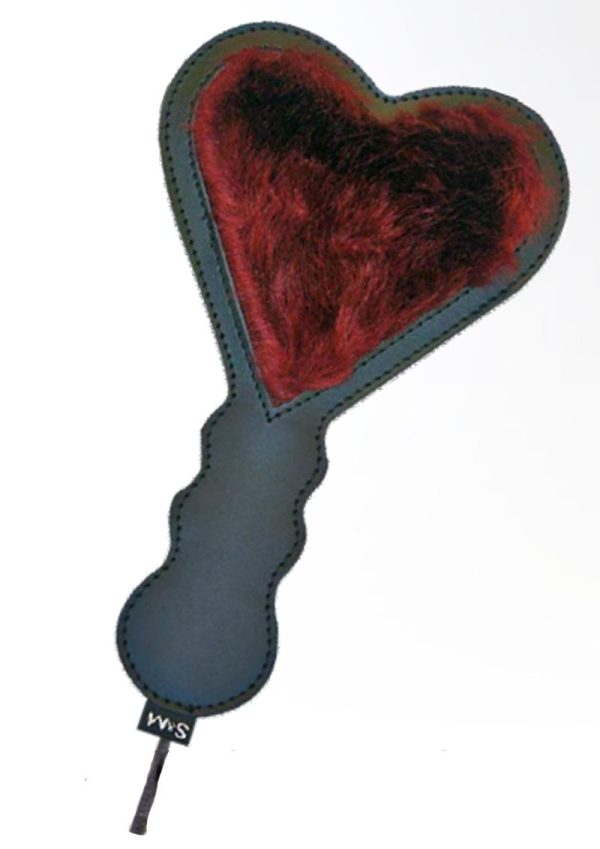 Sex and Mischief Enchanted Heart Paddle - Black/Red