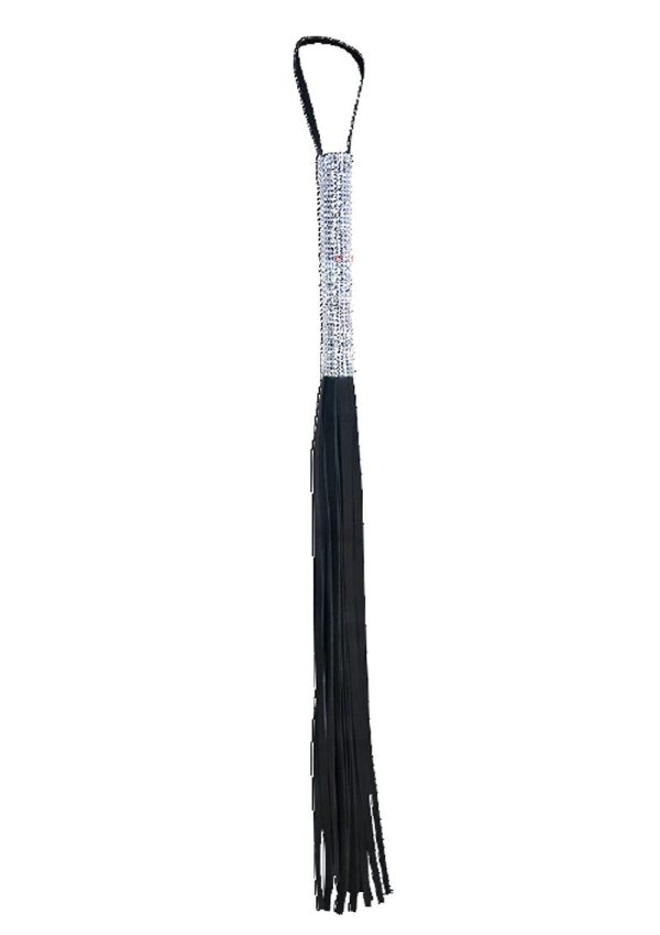 Sex and Mischief Sparkle Flogger 31in - Black