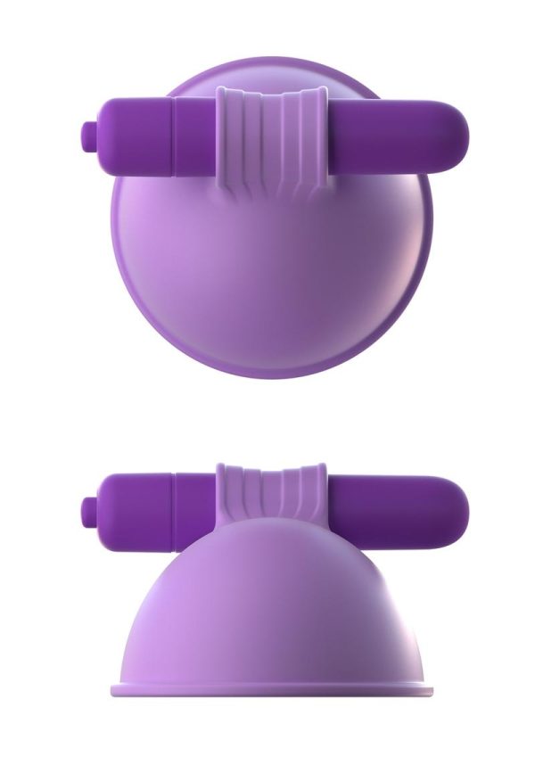 Fantasy For Her Silicone Vibrating Breast Suck-Hers Waterproof - Purple