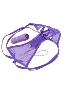 Fantasy For Her Cheeky Panty Thrill Her Panty Vibe - Purple