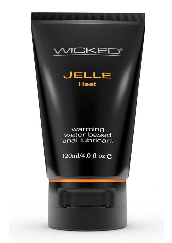 Wicked Jelle Heat Waterbased Warming Anal Gel 4oz