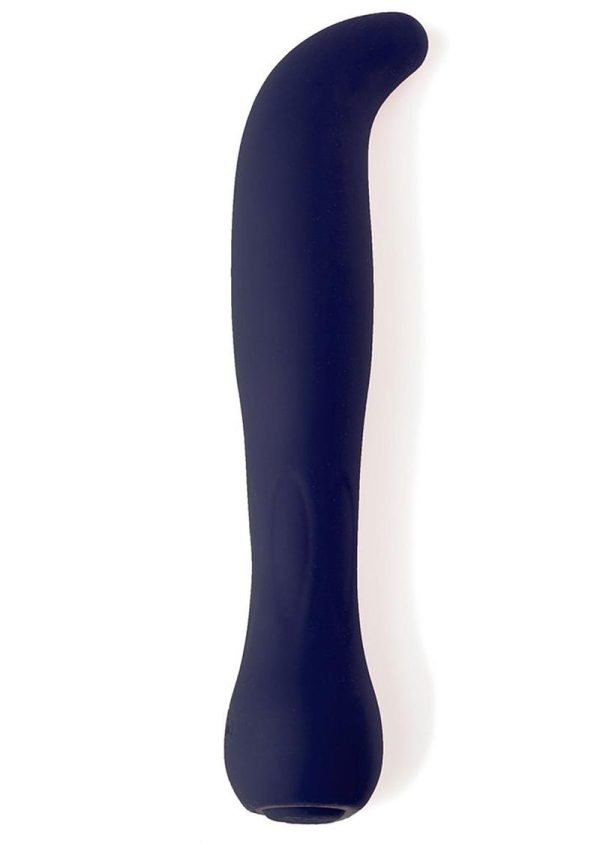 Nu Sensuelle Baelii Rechargeable Silicone G-Spot Vibrator - Navy Blue