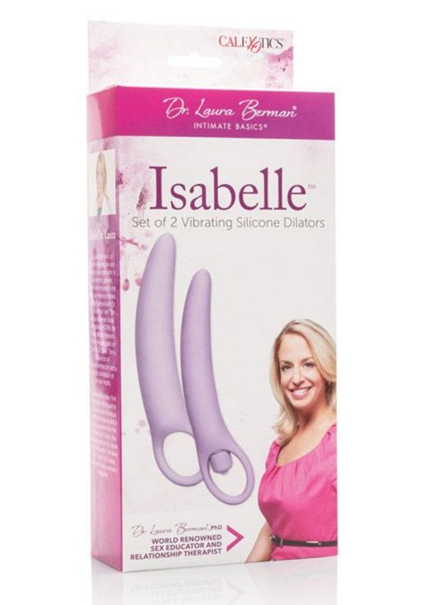 Dr. Laura Berman Isabelle Set of 2 Vibrating Silicone Dilators - Lavender