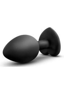 Temptasia Bling Plug Silicone Butt Plug - Small - Black