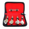 Rouge Stainless Steel 4 Pinwheel Set - Silver
