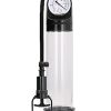 Pumped By Shots Comfort Penis Pump with Advanced PSI Gauge - Clear