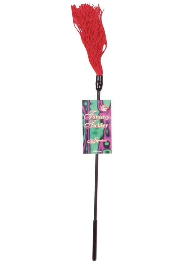 Sex and Mischief Rubber Tickler - Red