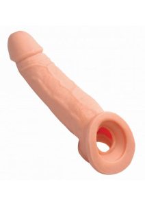 Size Matters Penis Extender Sleeve Realistic 2in - Vanilla