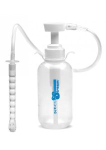 CleanStream Pump Action Enema Bottle with Nozzle - Clear