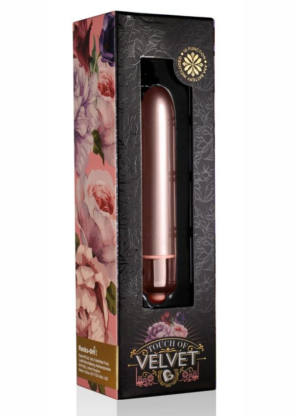 Touch Of Velvet Bullet Vibrator - Rose Blush