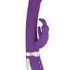 Energize Heat Up Bunny 2 Rechargeable Silicone Warming Vibrator - Purple