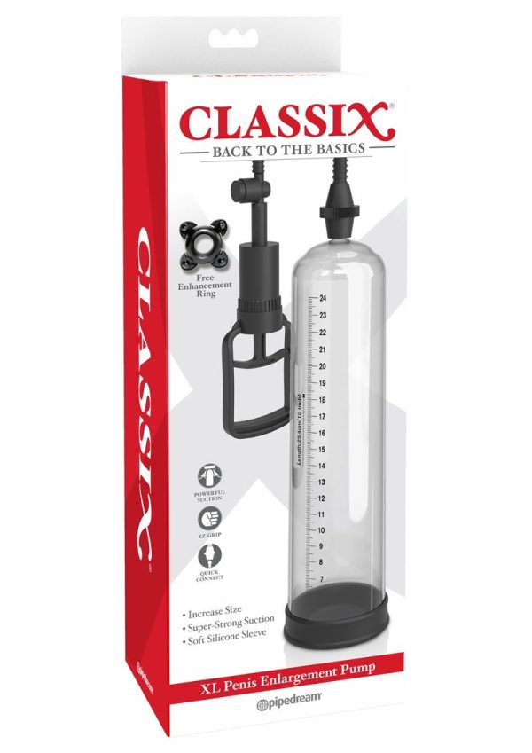 Classix Penis Enlargement Pump XL - Clear