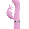 Pillow Talk Kinky Rechargeable Silicone Vibrator - Pink