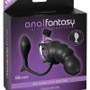 Anal Fantasy Elite Silicone Ass-Gasm Cock Blocker Chastity Cage - Black