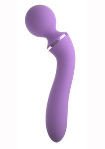 Fantasy For Her Duo Wand Massage-Her Silicone Rechargeable Waterproof - Purple