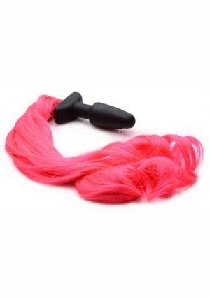 Tailz Pony Tail Anal Plug - Hot Pink