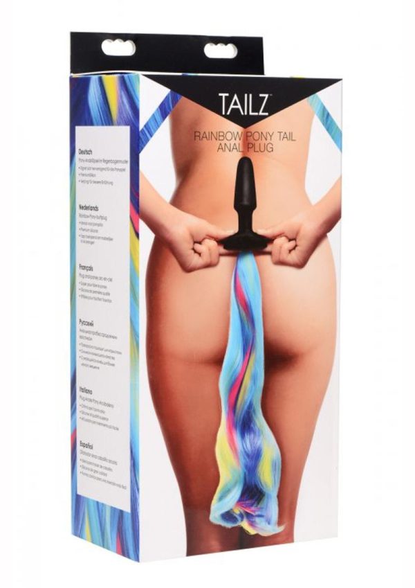 Tailz Pony Tail Anal Plug - Rainbow