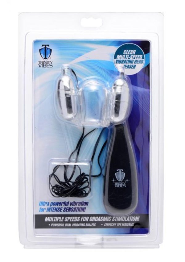 Trinity Men Vibrating Head Teaser - Clear