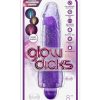 Glow Dicks Molly Glitter Vibrator - Purple