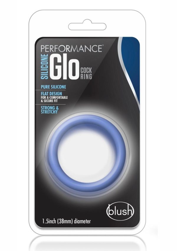 Performance Silicone Cock Ring - Blue