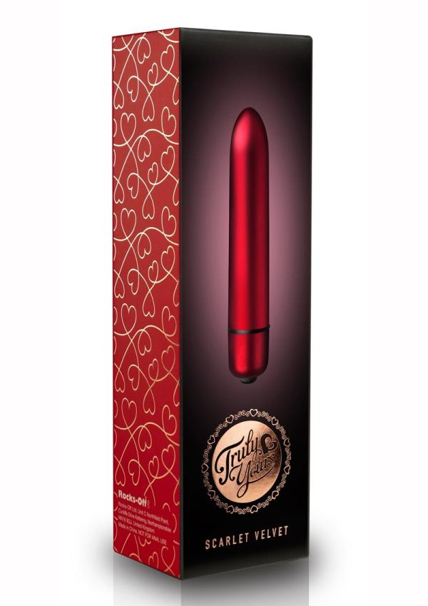 Truly Yours Scarlet Velvet Bullet Vibrator - Red