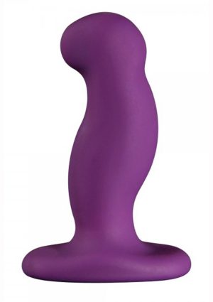 Nexus G-Play+M Rechargeable Silicone G-Spot and P-Spot Vibrator - Medium - Purple