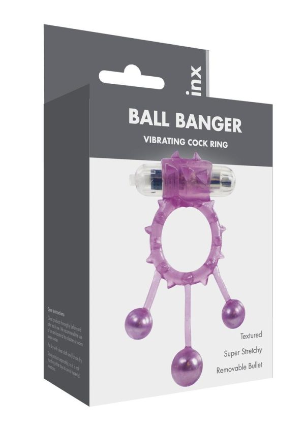 ME YOU US Ball Banger Vibrating Cock Ring - Purple