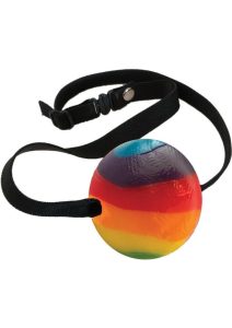 Rainbow Candy Ball Gag Assorted Flavor Assorted Color