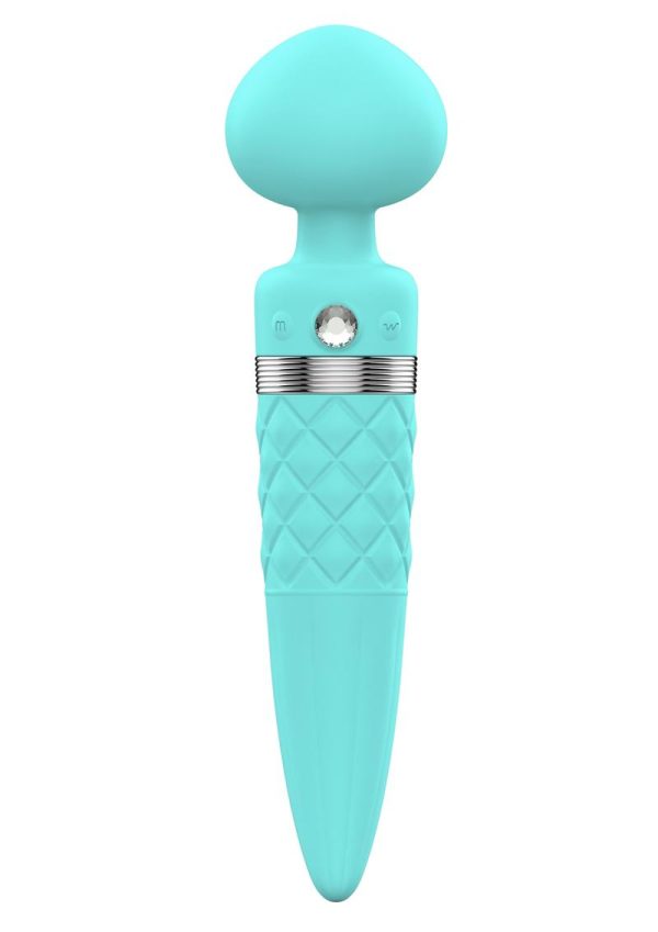 Pillow Talk Sultry Warming Wand Massager - Teal