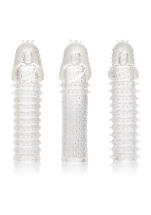 3 Piece Extension Kit Textured 6in Each - Clear