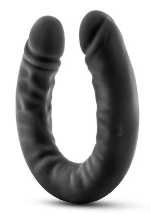 Ruse Silicone Double Headed Dildo 18in - Black