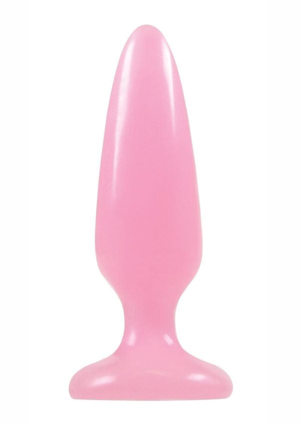 Firefly Pleasure Plug Butt Plug Glow In The Dark - Pink