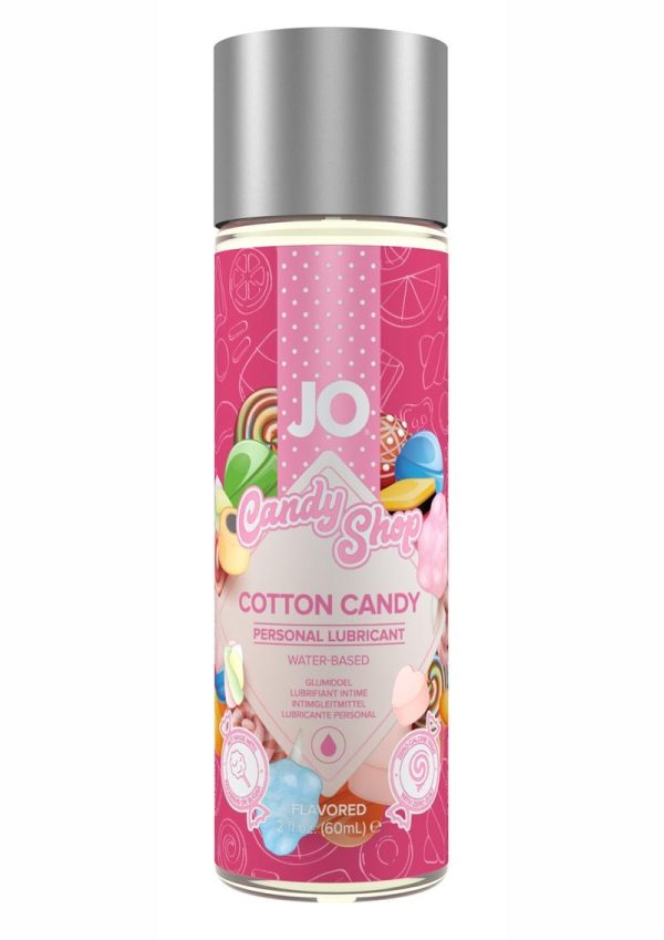 JO H2O Candy Shop Water Based Flavored Lubricant Cotton Candy 2oz