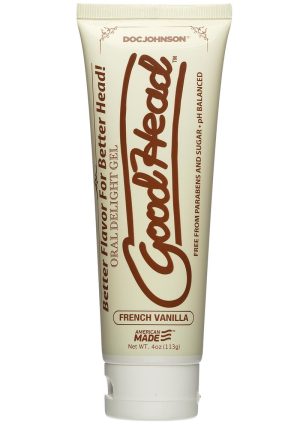 GoodHead Oral Delight Gel Flavored French Vanilla 4oz