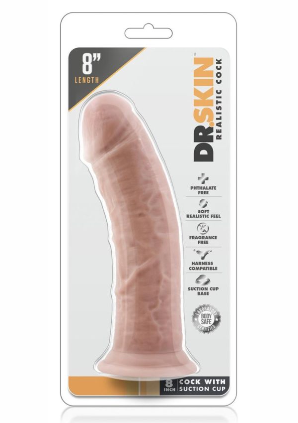 Dr. Skin Silver Collection Dildo 8in - Vanilla