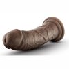 Dr. Skin Silver Collection Dildo 8in - Chocolate
