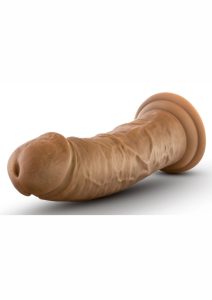 Dr. Skin Silver Collection Dildo with Suction Cup 8in - Caramel