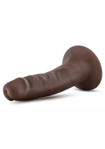 Dr. Skin Silver Collection Dildo with Suction Cup 5.5in - Chocolate