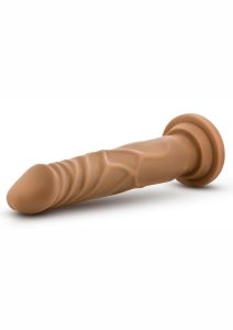 Dr. Skin Silver Collection Realistic Cock Basic 7.5 Dildo 7.5in - Caramel