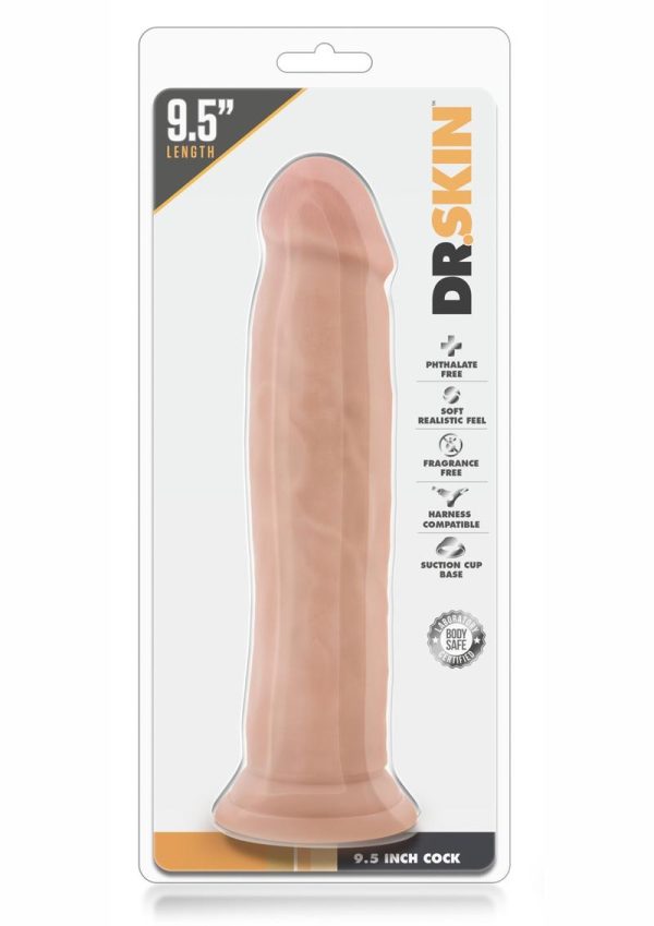 Dr. Skin Silver Collection Dildo 9.5in - Vanilla