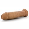 Dr. Skin Silver Collection Cock Dildo 9.5in - Caramel