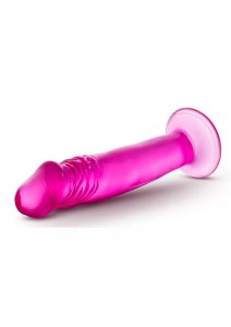 B Yours Sweet N` Small Dildo with Suction Cup 6in - Pink